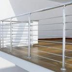 Stainless steel handrail element